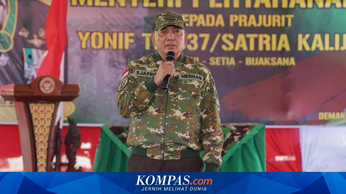 Menhan Sjafrie: Prajurit TNI Harus Profesional dan Dekat dengan Rakyat