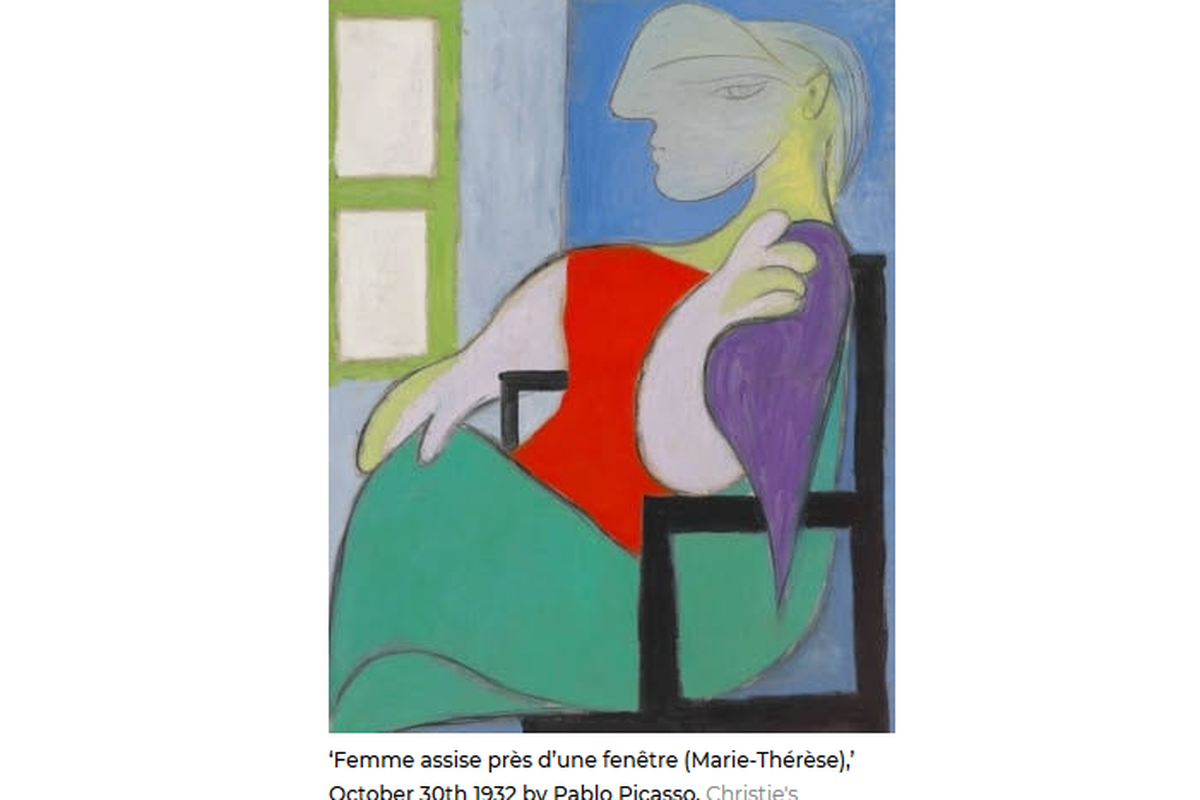 Lukisan Marie-Therese karya Pablo Picasso