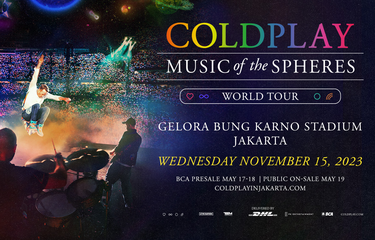 Coldplay dijadwalkan menggelar konser tunggak perdana di Gelora Bung Karno, Jakarta pada 15 November 2023. Konser ini bertajuk Musik of the Spheres World Tour #MOTSWT.