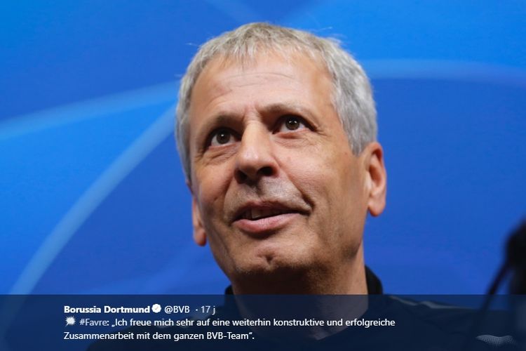 Lucien Favre perpanjang kontrak bersama Borussia Dortmund hingga 2021.