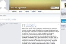 Pengguna Akun Facebook Jessica Ngadimin Tulis Status Terkait Kematian Mirna