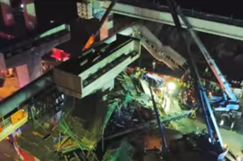 Jembatan Ambruk di Malaysia, 5 Orang Terjebak di Reruntuhan