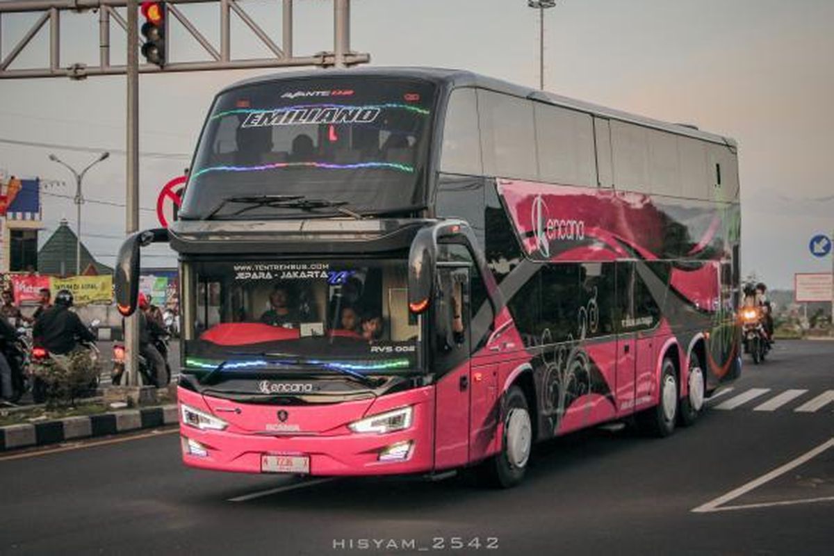 Bus AKAP baru PO Kencana