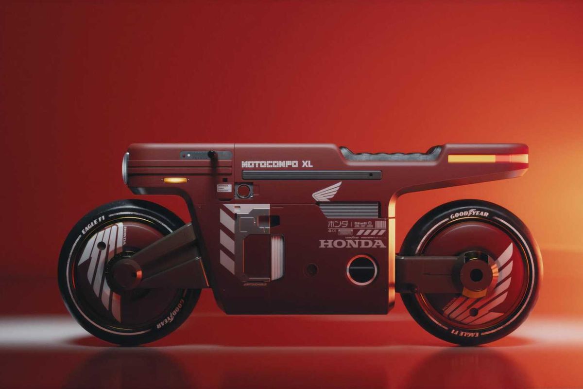 Rendering Honda Motocompo XL