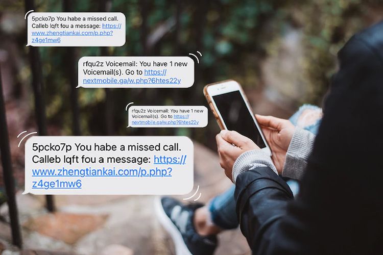 SMS penipuan yang dikirimkan kadang salah eja dan seolah-olah dikirim dari nomor lokal di Australia.