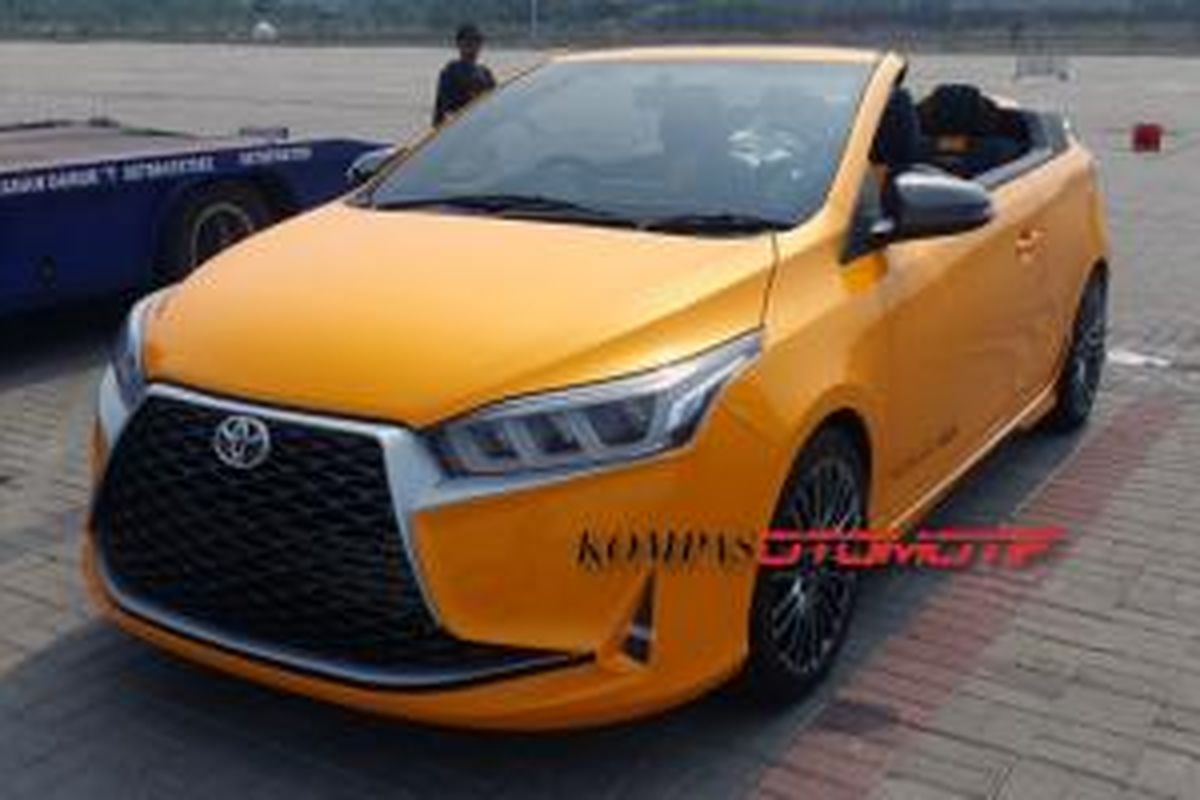 All-New Yaris tanpa atap hasil desain Toyota Astra Motor.