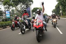 Peringati Acara Global, Pengguna Ducati Kumpul Bareng di Senayan Park 