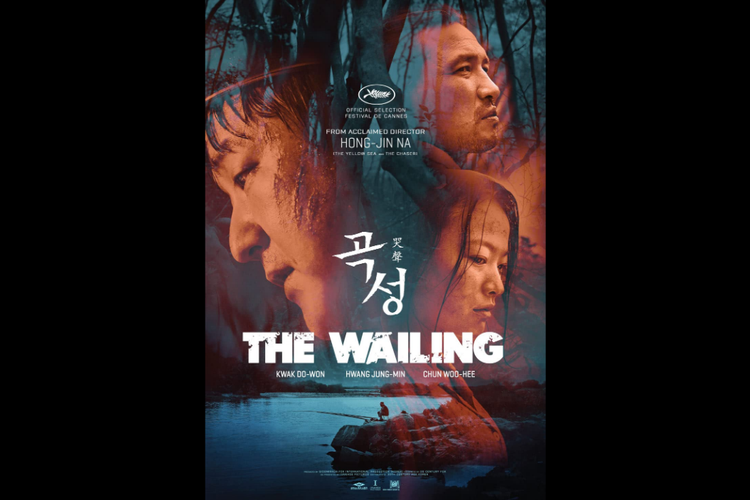 Hwang Jung-min, Kwak Do-won, dan Chun Woo-hee dalam film horor The Wailing (2016).