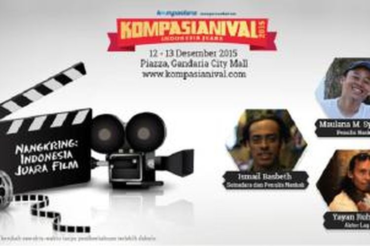 Indonesia Juara Film menjadi salah satu topik diskusi di Kompasianival 2015.