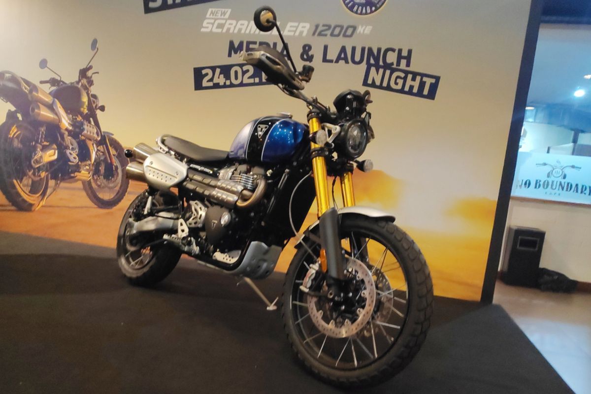 Triumph Scrambler 1200 XE resmi meluncur di Indonesia, Minggu (24/2/2019)