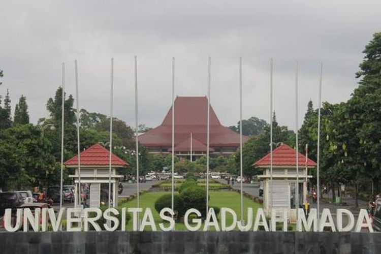 Tampak depan kampus Universitas Gadjah Mada (UGM).