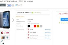 Ini Dia, Daftar Harga Resmi Zenfone 2 di Indonesia