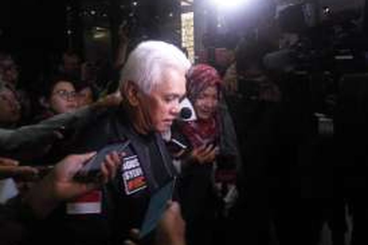 Mantan Menteri Perekonomian Hatta Rajasa saat di Hotel Bidakara, Jakarta Selatan, Jumat (13/1/2017).