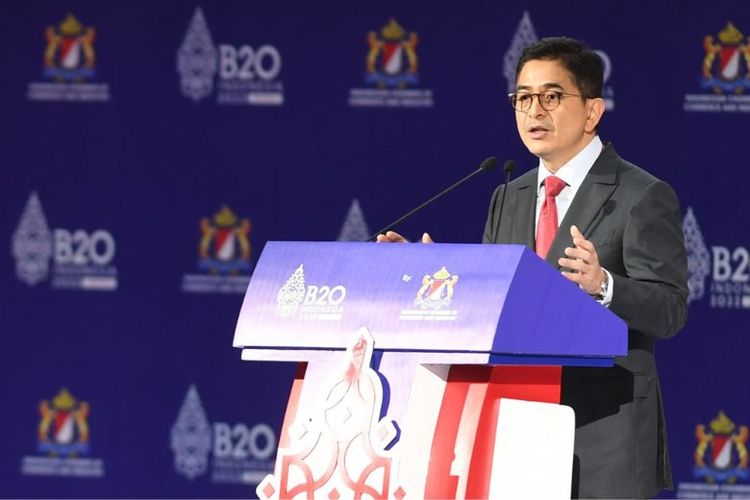 Host of B20 Indonesia sekaligus Ketua Umum Kadin Indonesia Arsjad Rasjid