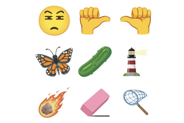 Sembilan konsep emoji baru yang diusulkan Unicode, ada pickle hingga meteor. Jika disetujui, kesembilan emoji ini dijadwalkan meluncur pada September 2026 melalui update Emoji 18.0.