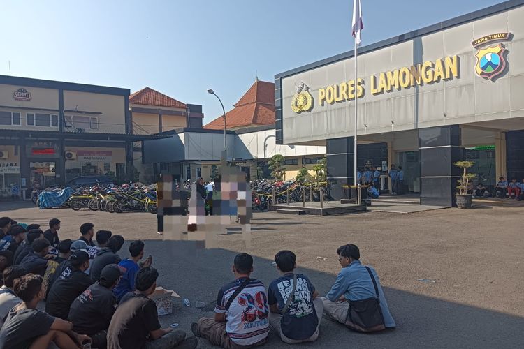 Malam Suro di Lamongan, Polisi Amankan 74 Orang dan 66 Sepeda Motor