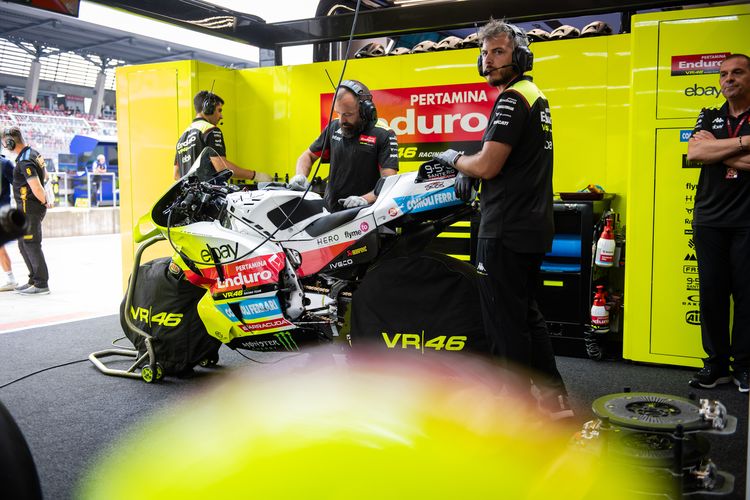 Pertamina Enduro VR46 Racing Team saat berlaga pada MotoGP Austria 2024