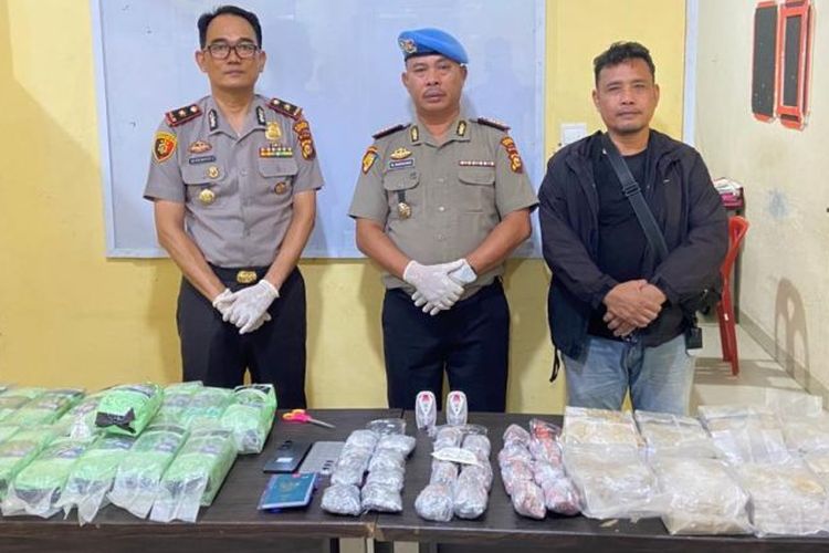 Polisi Meranti Gagalkan Penyelundupan 27 Kg Sabu dari Malaysia, Dua Kurir Ditangkap