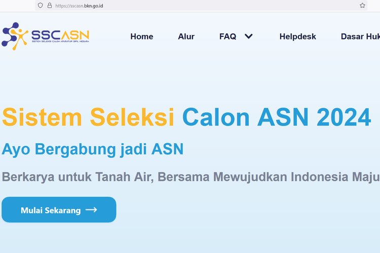 Link Pendaftaran CPNS 2024, Cara Daftar, Cek Formasi, Jadwal, dan