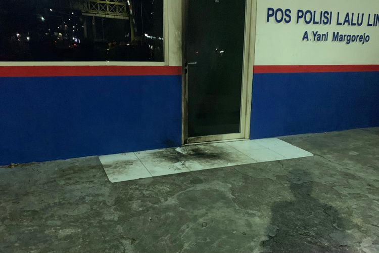 Pelaku Pelemparan Molotov Pos Lantas Surabaya Ditangkap, 1 Polisi Terluka