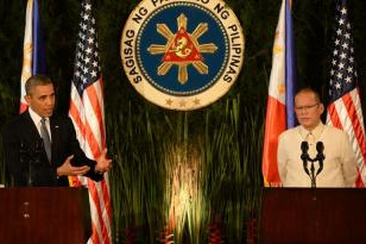 Presiden AS Barack Obama dan Presiden Filipina Benigno Aquino.