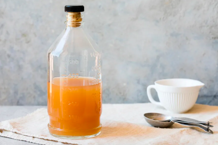 Ilustrasi cuka apel untuk mencuci pakaian