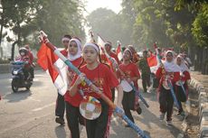 Peringati Kemerdekaan, Siswa dari 4 Sekolah SMP Labschool Lakukan Lari Juang 8 Km