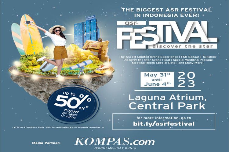 The Ascott menggelar berbagai promo dan acara menarik di Ascott Star Rewards (ASR) Festival - Discover the Star. 