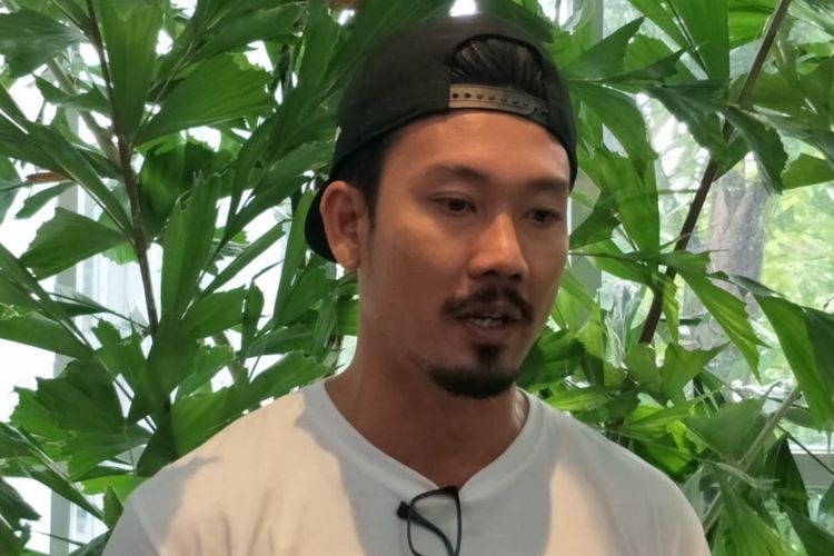 Denny Sumargo ditemui usai jumpa pers peluncuran teaser Film A Man Called Ahok di Metropole XXI, Jakarta Pusat, Rabu (6/9/2018).