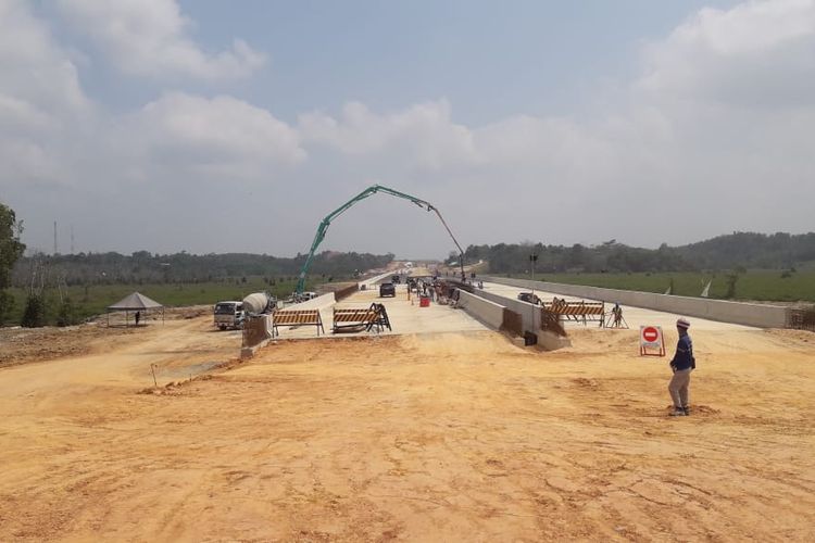 Jalan Tol Balikpapan-Samarinda Seksi V porsi pemerintah, Minggu (8/9/2019)