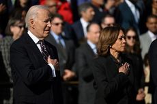 Biden-Harris Tampil Bersama di Hari Veteran Usai Kekalahan Pemilu AS