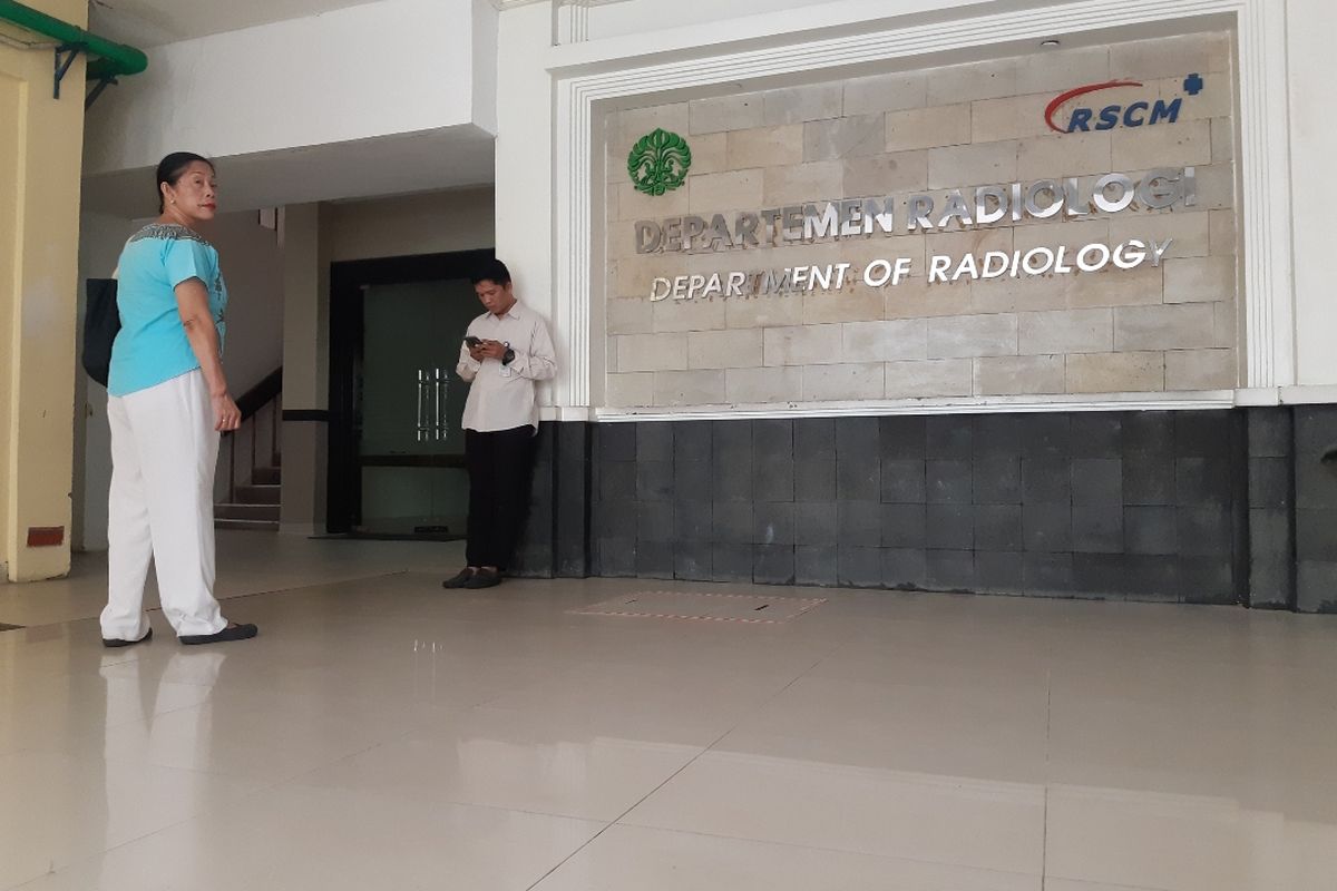 Suasana di Departemen Radiologi di  RSUP Nasional Dr Cipto Mangunkusumo (RSCM), Jakarta Pusat, Senin (24/2/2020)