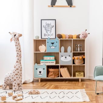 Ilustrasi ruang bermain anak atau furnitur anak.