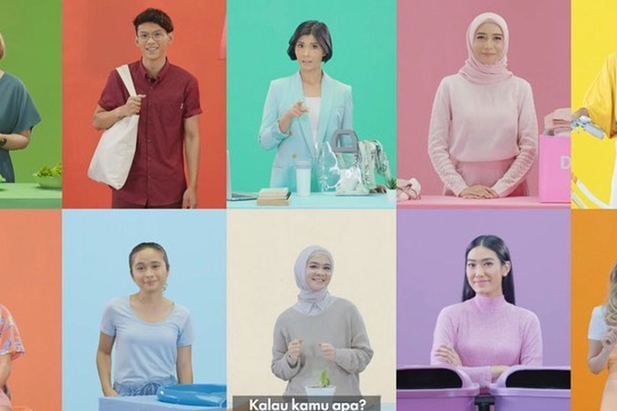 Tangkap layar video kampanye #10MenitUntukBumi dari Kiehls Indonesia.