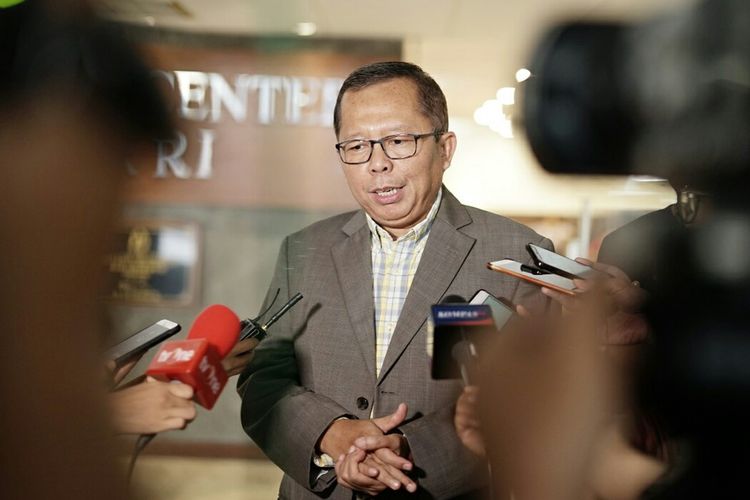 Sekjen PPP Arsul Sani di Kompleks Parlemen, Senayan, Jakarta, Rabu (29/5/2019).