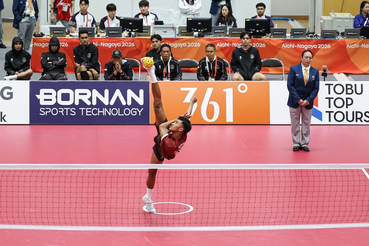 Timnas Sepak Takraw Indonesia Raih Perak Asian Games 2026 Usai Kalah dari Jepang