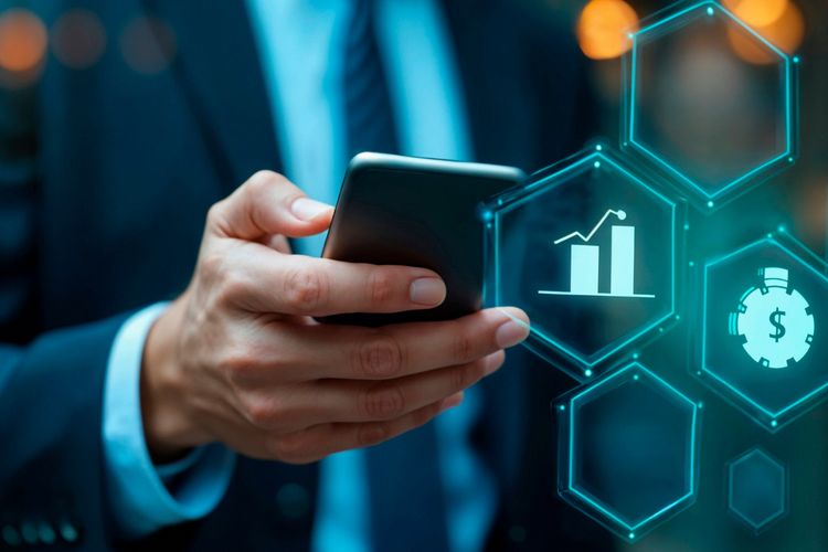 Ilustrasi keuangan digital. Terjadi pergeseran industri keuangan global menuju pasar privat.