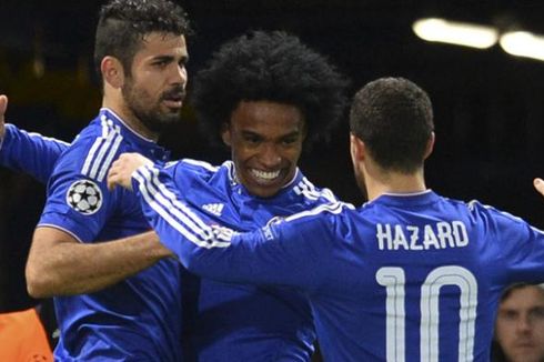 Merasa Kehilangan, Hazard Berharap Costa Kembali ke Chelsea