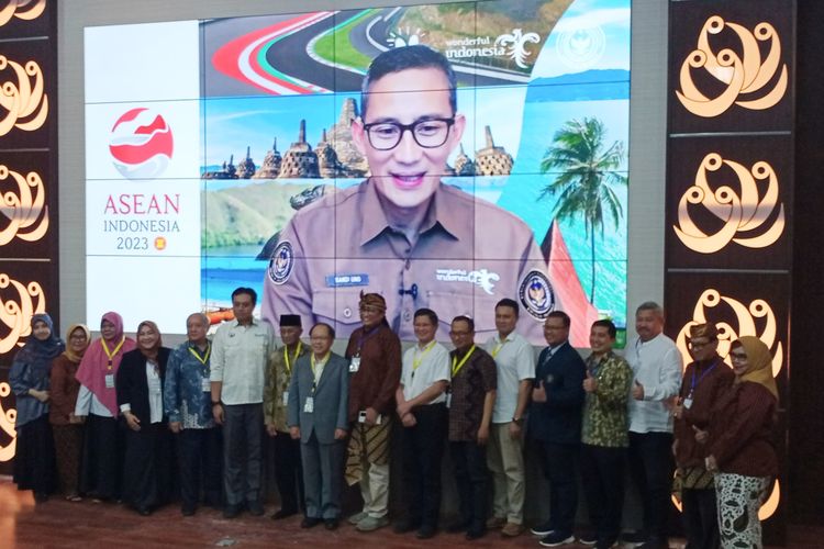 Kegiatan Seminar Nasional dan Expo Jamu Jawa Timur di Universitas Brawijaya, Kota Malang pada Rabu (13/9/2023). 