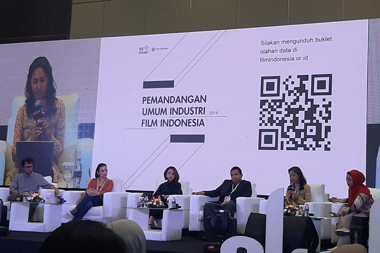 Pemaparan Data Industri film indonesia di akatara 2019