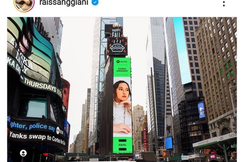 Mahasiswi UPNVJ Raissa Anggiani Masuk Billboard Times Square New York