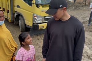 Momen Kaesang Bertemu Bocil yang Mengira Banjir Aceh sebagai Kiamat, Mau Belikan Sepeda Baru