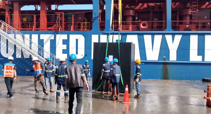 Rangkaian Kedua Kereta Tanpa Rel IKN Pabrikan China Tiba di Balikpapan