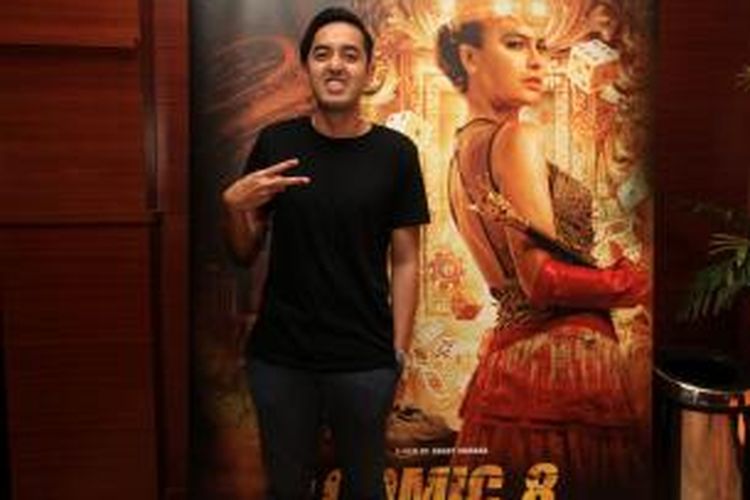 Kemal Palevi berpose saat peluncuran trailer film Comic 8: Casino Kings di Kemang Village XXI, Jakarta, Rabu (15/4/2015).