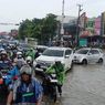 Banjir Makassar Rendam Jalan Lintas Provinsi Sejak Pagi, Sebabkan Macet 2 Km