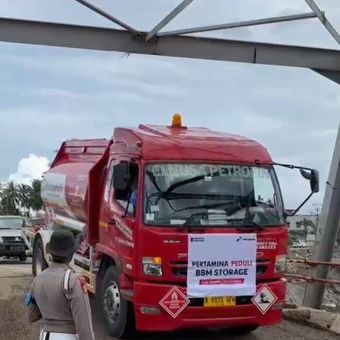 Jembatan Teupin Mane di Kabupaten Bireuen sudah selesai perbaikan dan bisa dilalui mobil tangki Pertamina untuk mengantar BBM sejak Selasa (17/12/2025).