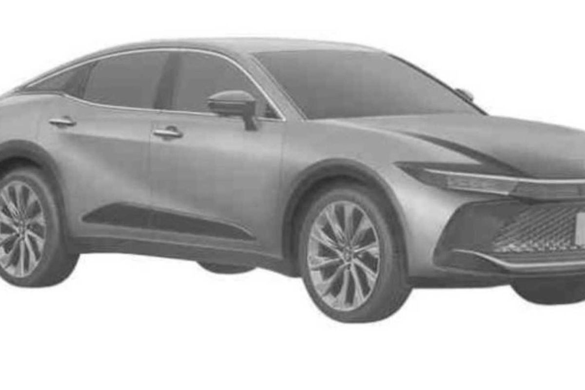 Gambar paten Toyota Crown Cross 2023