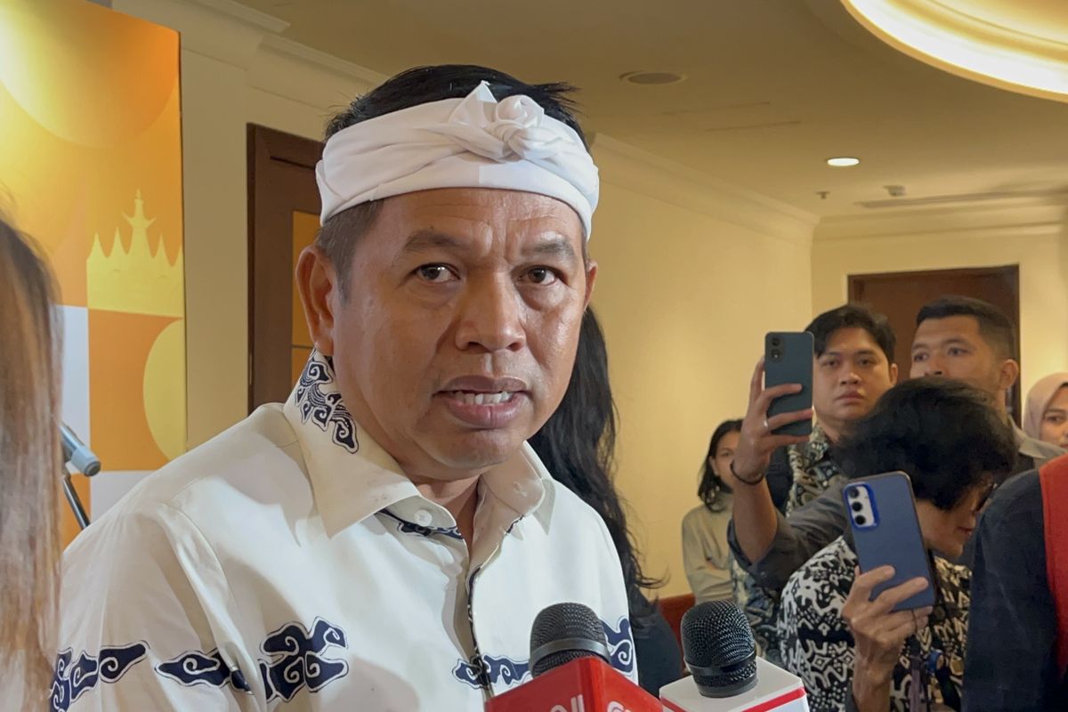 Gubernur Jawa Barat hadiri Forum Kerja Sama Daerah Mitra Praja Utama (MPU) 2025 di Hotel Borobudur, Jakarta, Selasa (17/6/2025).