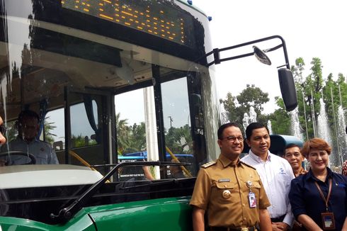 DKI Pra Uji Coba Bus Listrik Asal China