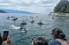 Pebalap Jetski Internasional Meriahkan Lomba di Danau Toba Simalungun